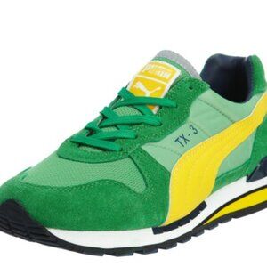 Puma Unisex Adult TX-3 Low Top Sneakers in Green Yellow